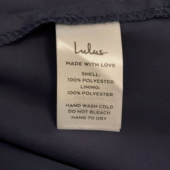 Lulu's Blue Cocktail Dress Womens Size XL Law of Attraction One-Shoulder NEW - Picture 8 of 14